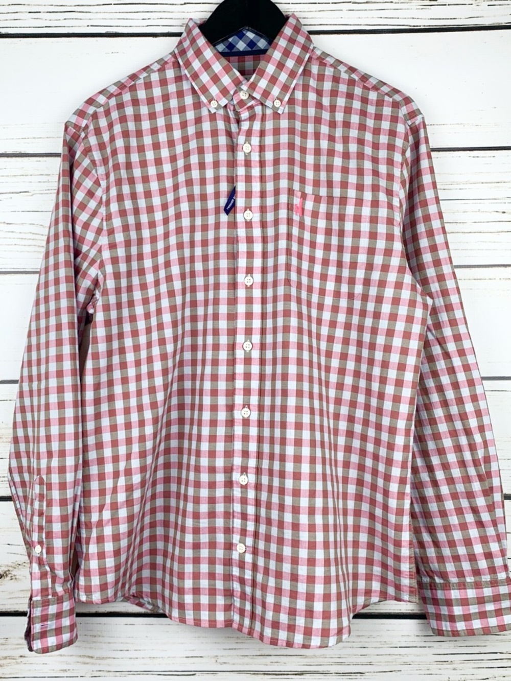 Johnnie O Shirt Hangin' Out Long Sleeve Checkered Shirt